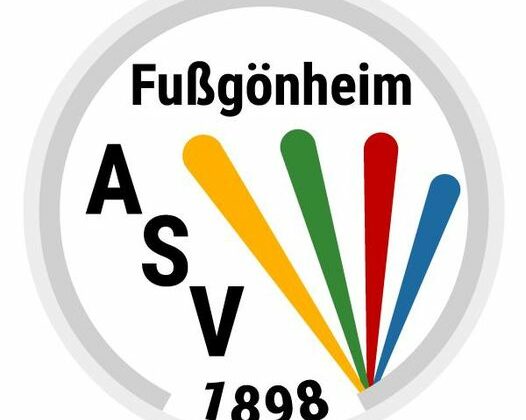 Ist möglicherweise ein Bild von Text „Fußgönheim A S V W 1898“